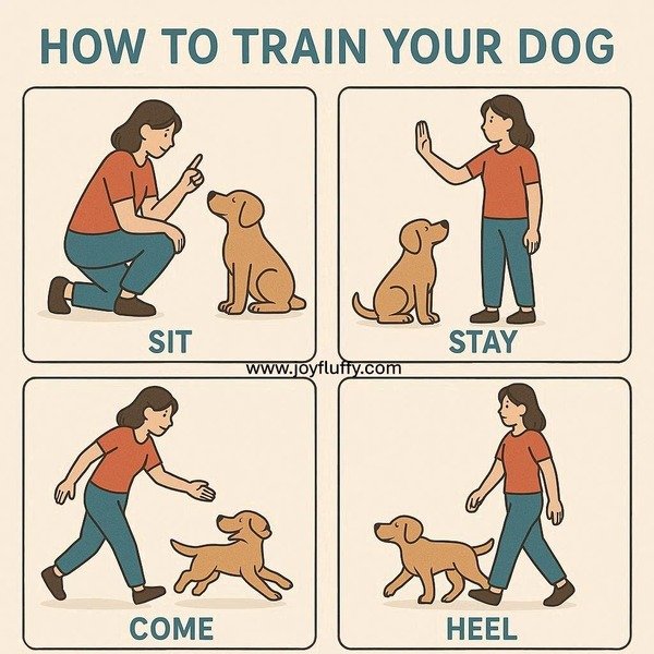 Step-by-step tips for dog training, showcasing techniques to teach commands and good behavior.